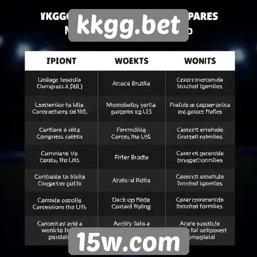 Comparação entre kkgg.bet e outros sites de apostas