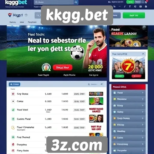 Interface do usuário do site kkgg.bet é intuitiva